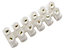 B&Q White 5A 6 way Cable connector strip