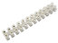 B&Q White 5A12 way Cable connector strip, Pack of 10