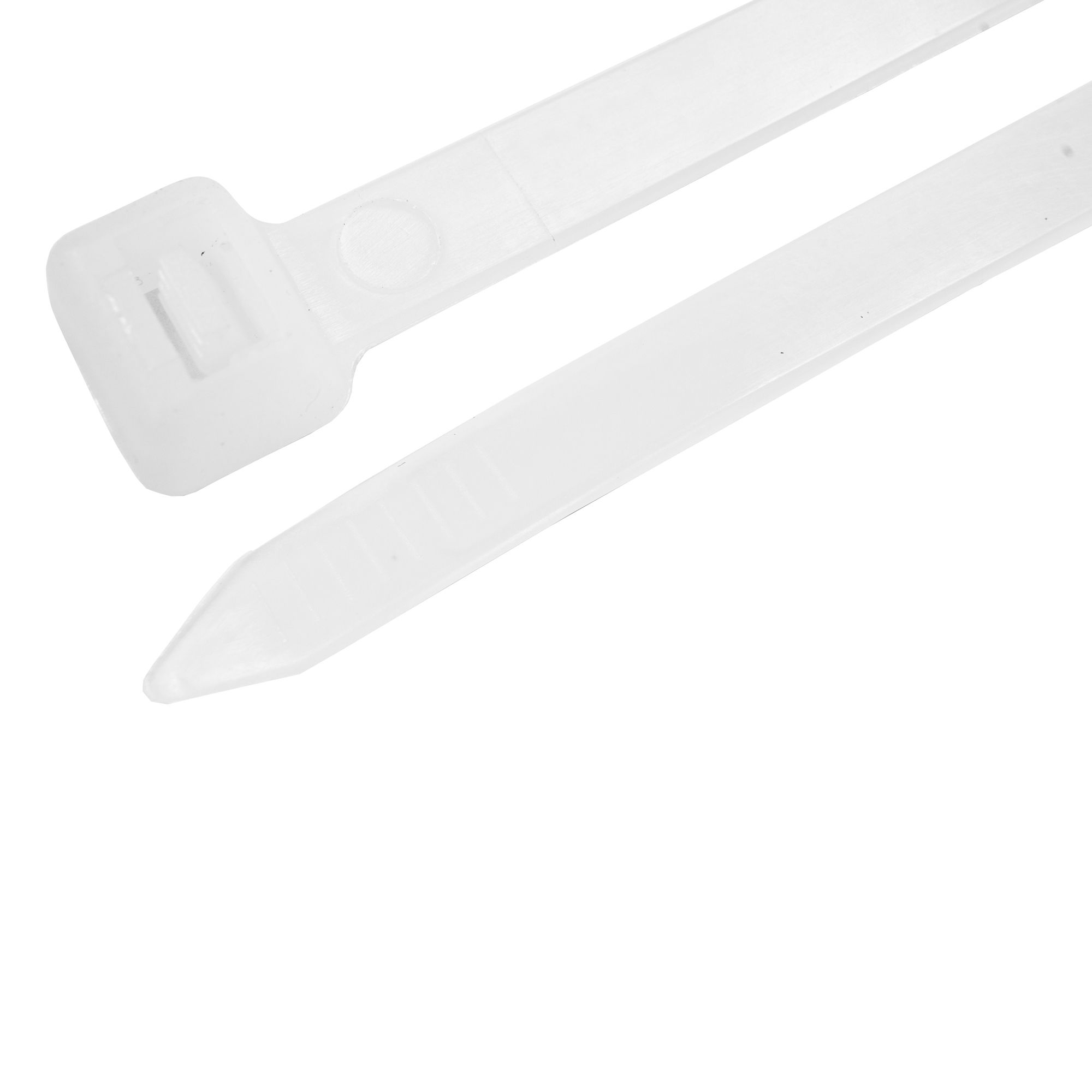 B&Q White Cable tie (L)370mm, Pack of 50