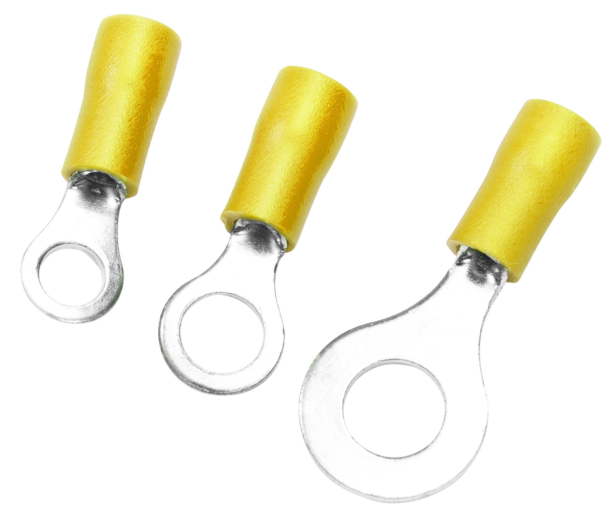 B Q Yellow Crimp connector Pack of 12 Tradepoint