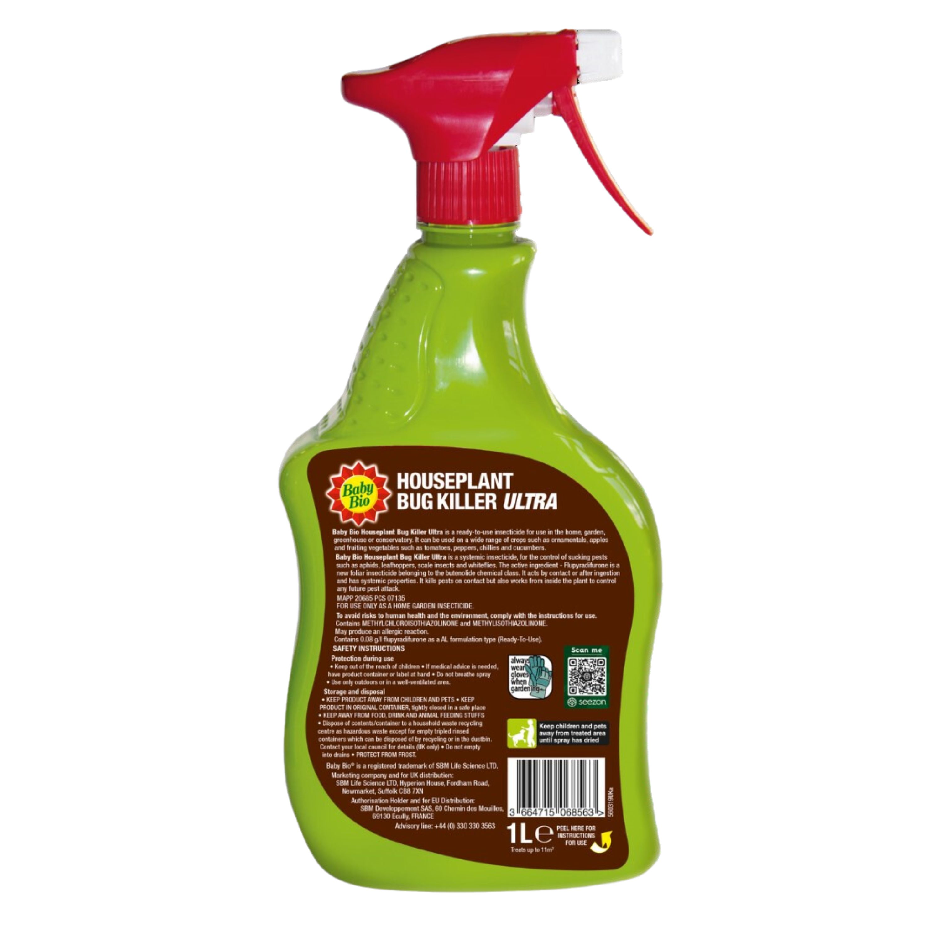 Baby Bio Bug Killer Ultra Pest spray 1000ml