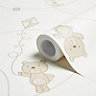 Baby Colours Little teddy Beige Smooth Wallpaper