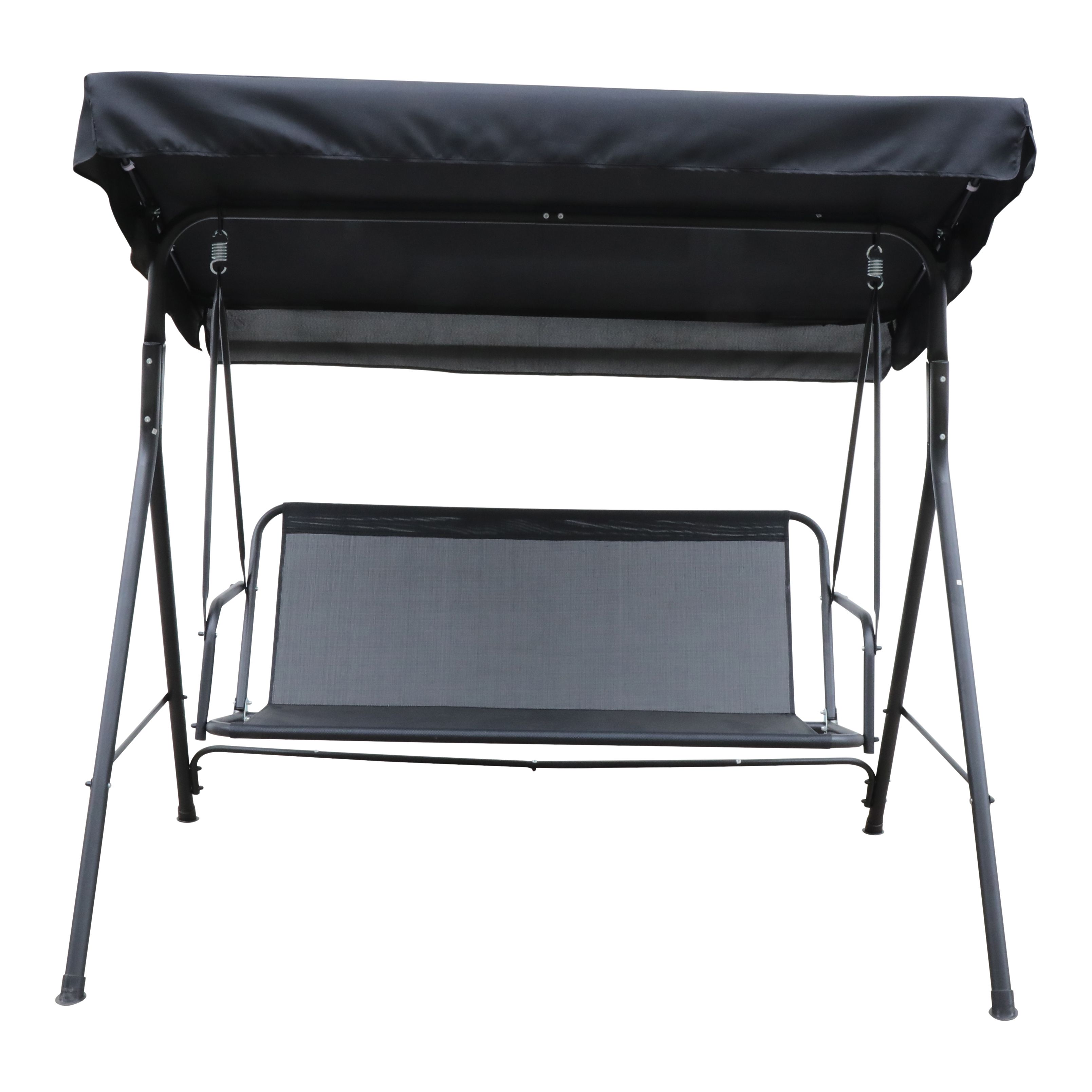 Bahama Black Polyester, steel & textilene® Swing chair
