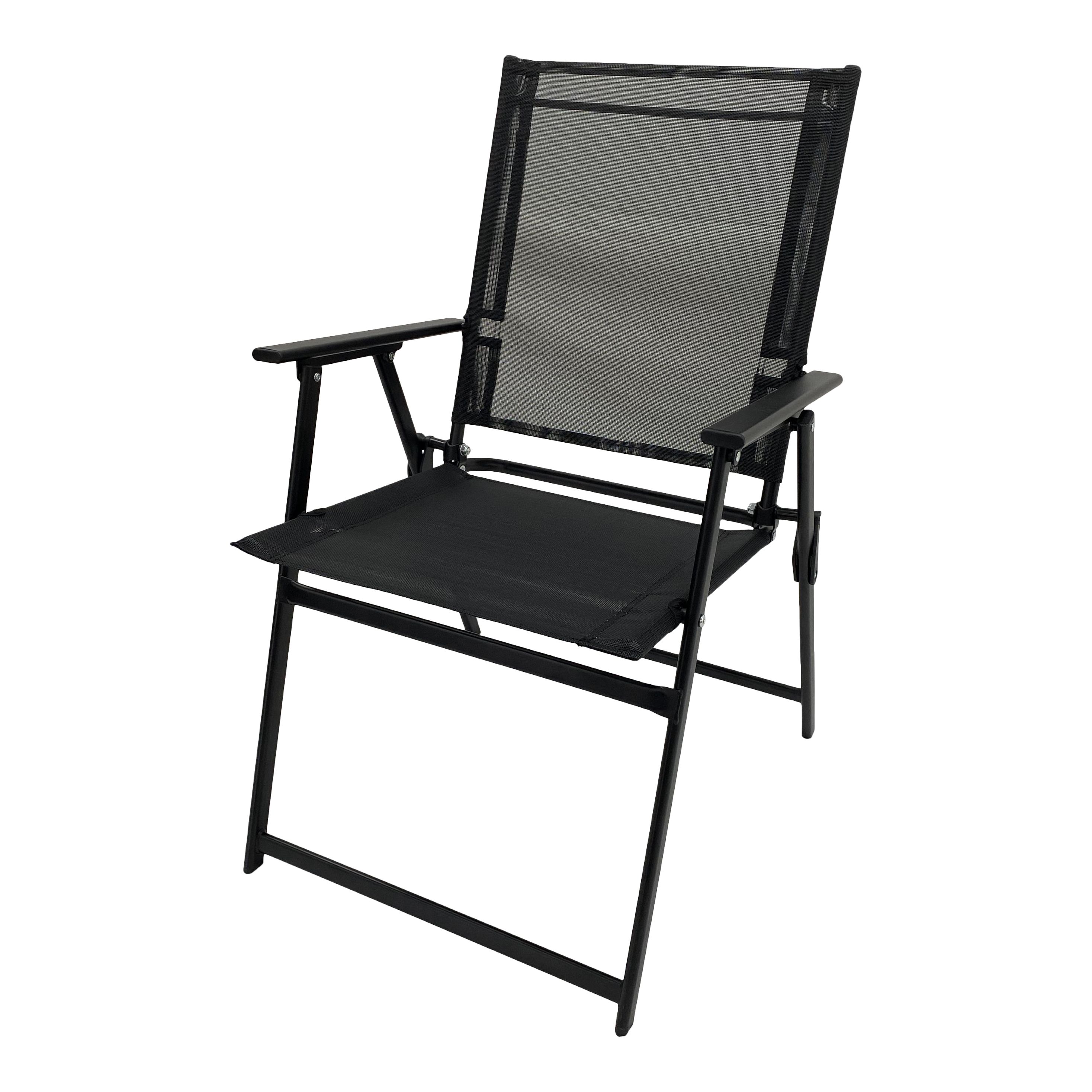 Bahama Matt Black Metal 6 Seater Dining set