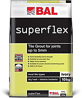 BAL Superflex Wall Grout, 10kg
