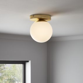 Baldaz Brass effect Pendant ceiling light