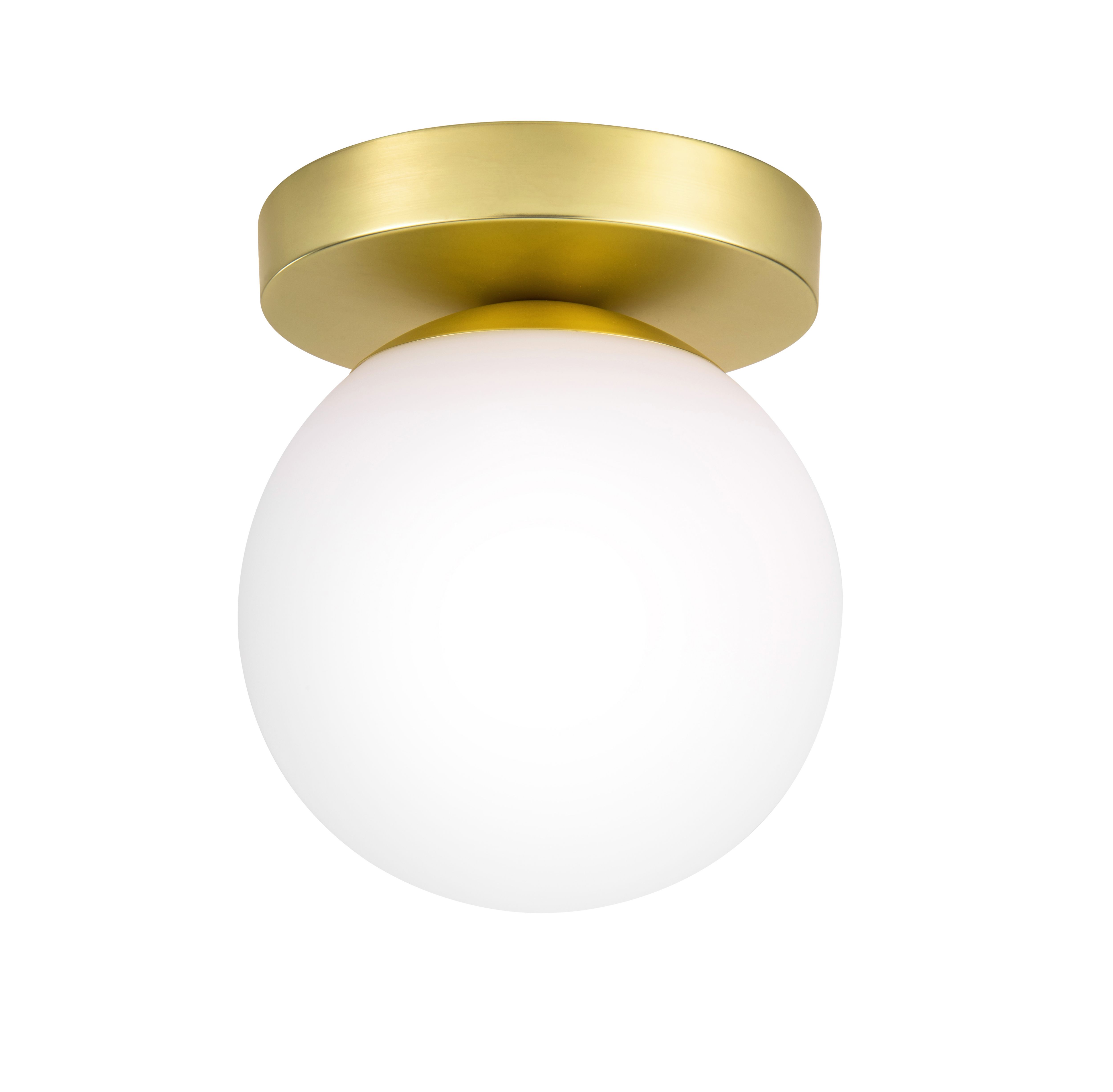 GoodHome Baldaz Brass effect Floor light