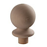 Ball Hemlock Newel cap (L)80mm (Dia)80mm (W)80mm