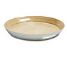 Bamboo Tray, White Lacquered