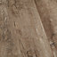 Bannerton Dark Gloss Mahogany effect Laminate Flooring Sample