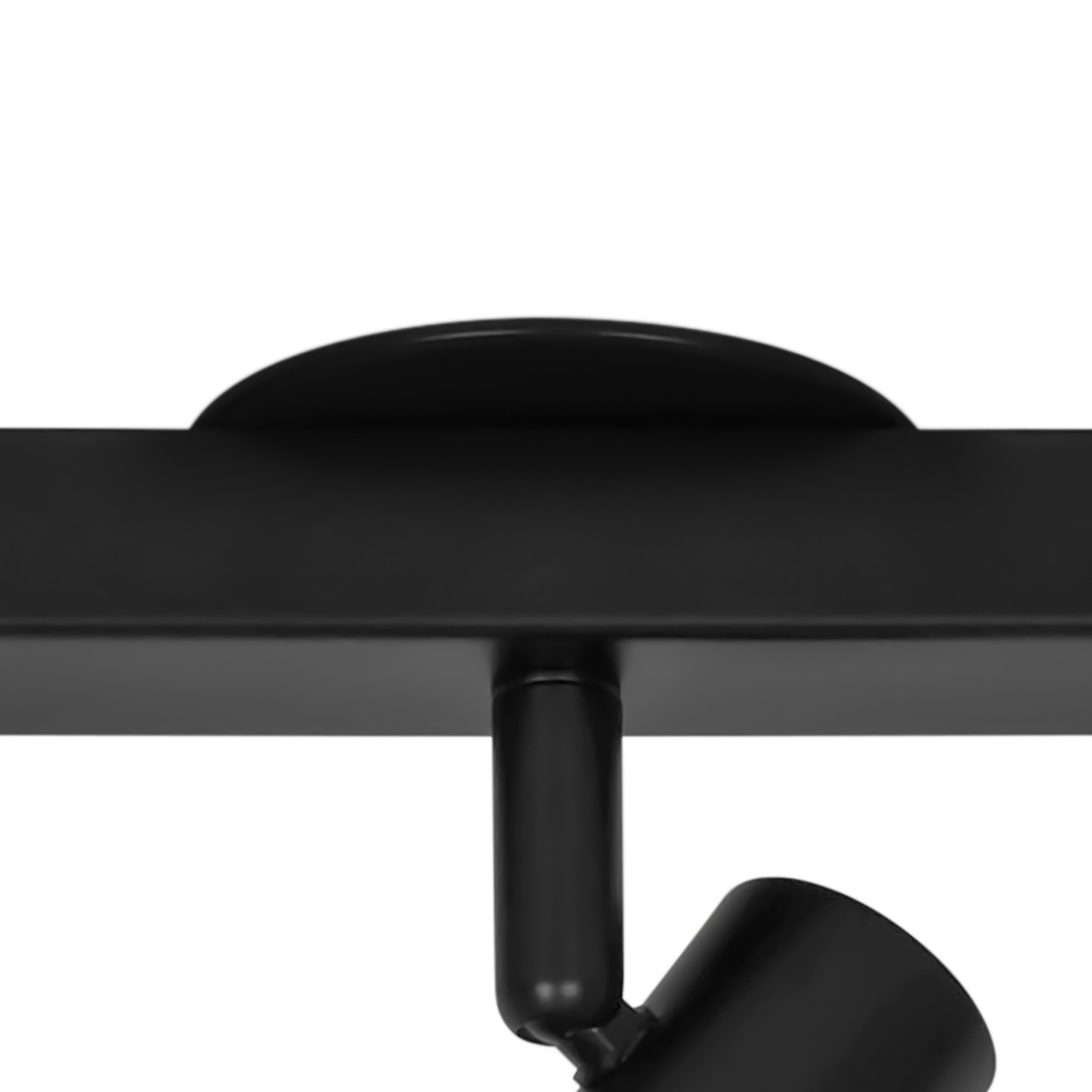 Bar Matt Black 3 Light Spotlight