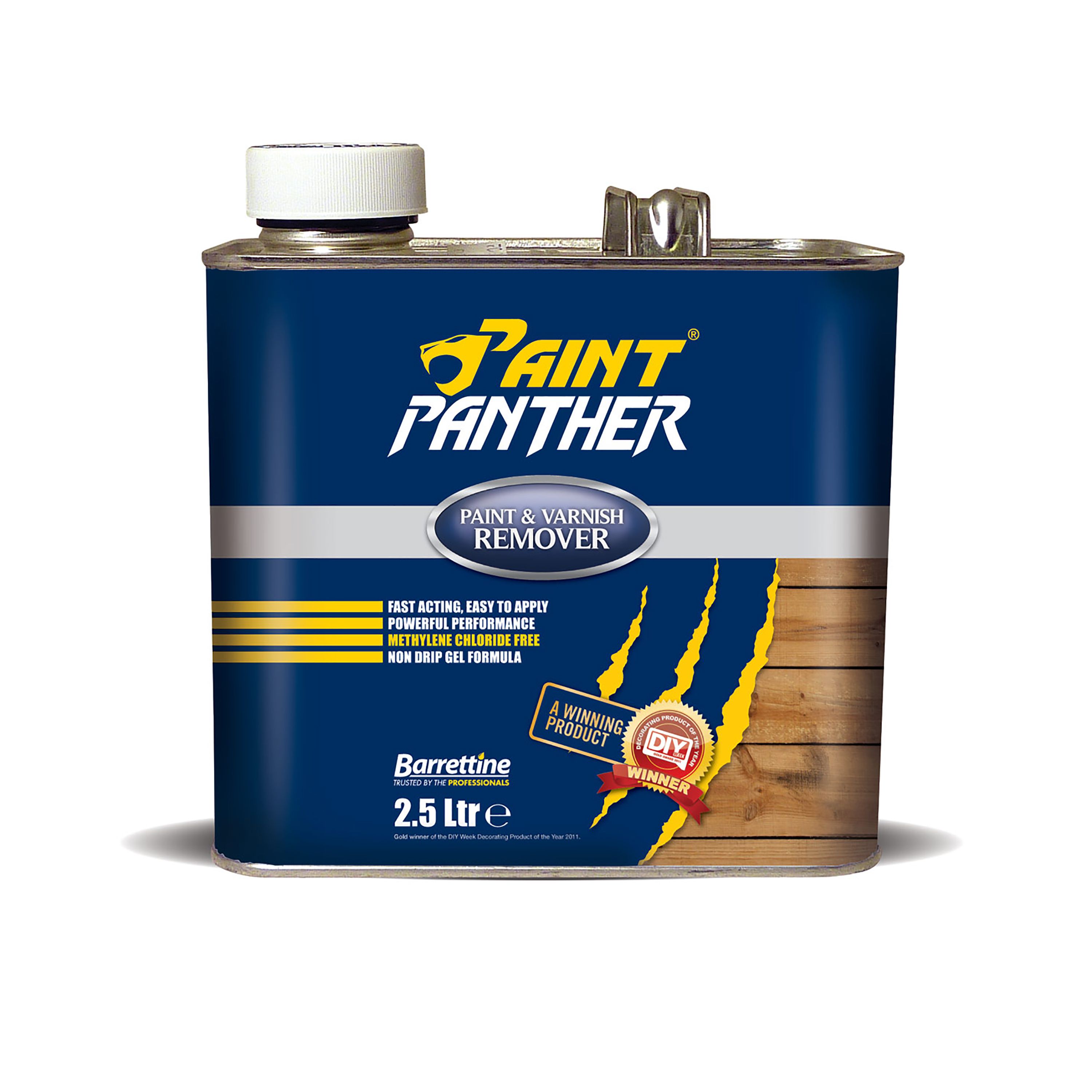 Image of Barrettine Paint Panther Paint, varnish & lacquer remover, 2.5L