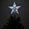 Battery-powered Colour changing star Tree topper