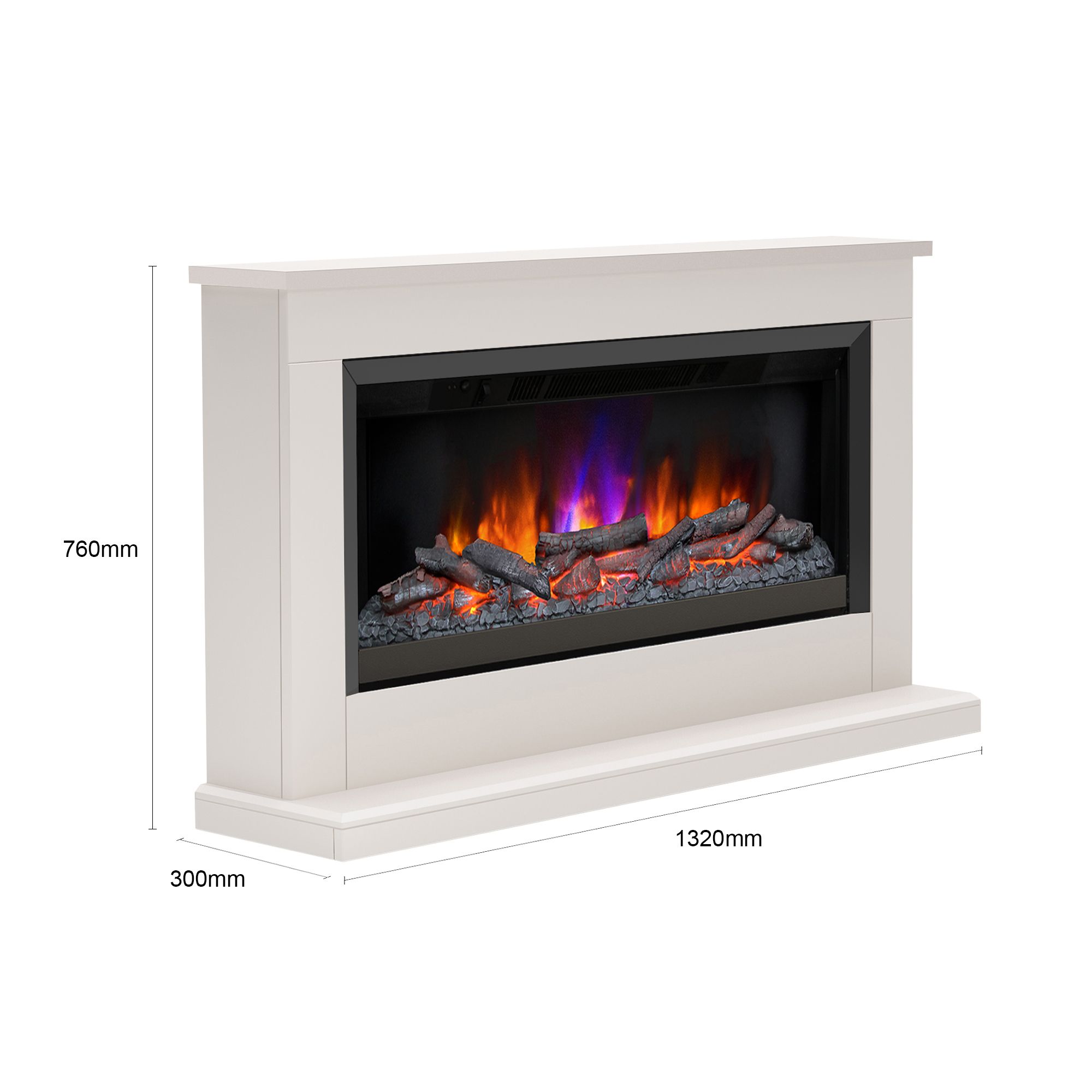 Be Modern Camaro Grande Cashmere Electric Fire suite