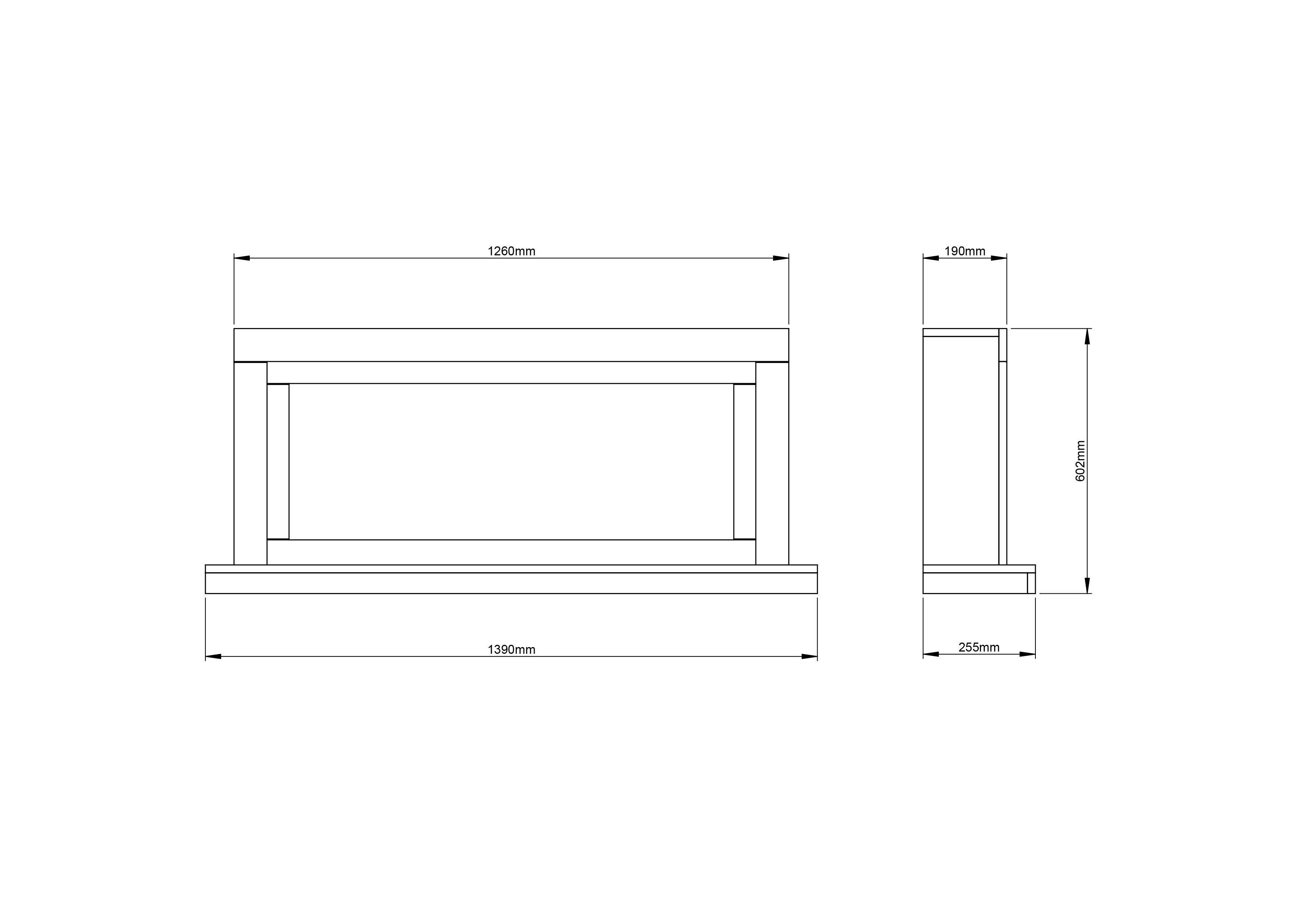 Be Modern Camaro Massimo Cashmere Electric Fire suite