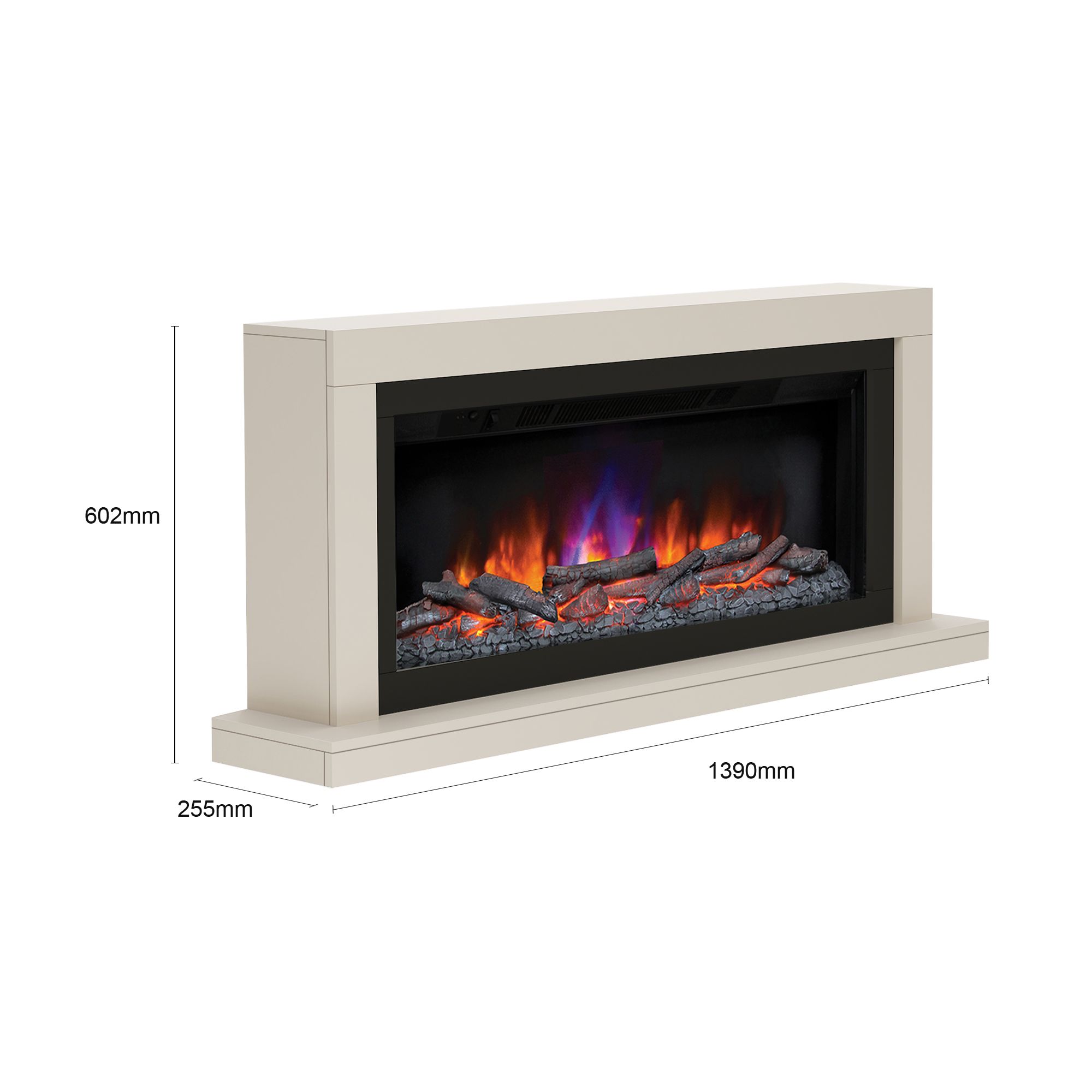 Be Modern Camaro Massimo Cashmere Electric Fire suite