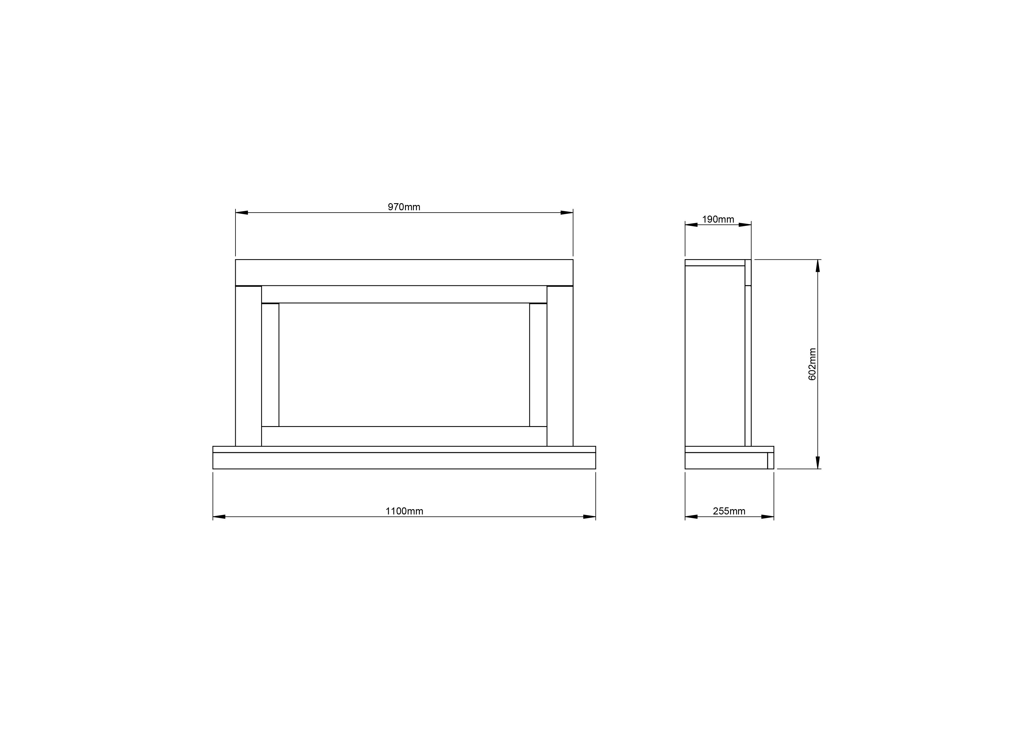 Be Modern Camaro Petite Cashmere Electric Fire suite