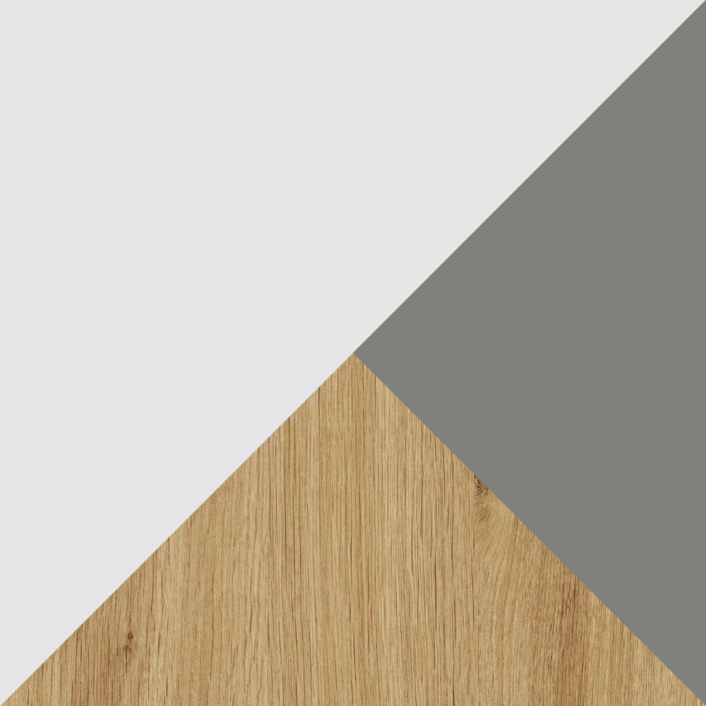 Be Modern Charing White & oak Electric Fire suite