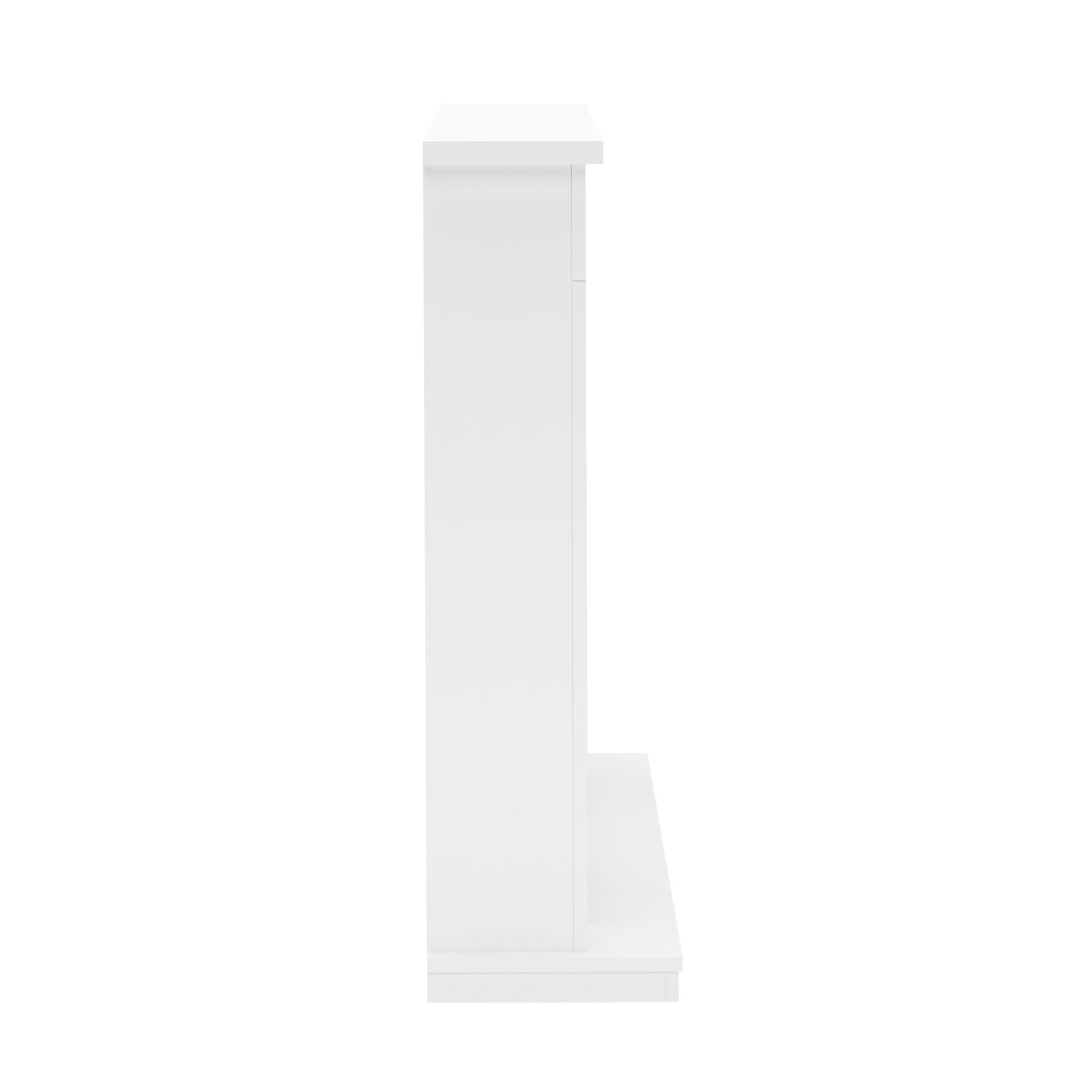 Be Modern Elberton Ash white & black Electric Fire suite