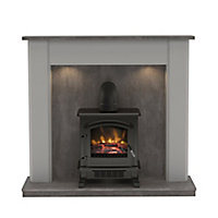 Be Modern Emmbrook Grey Electric Fire suite