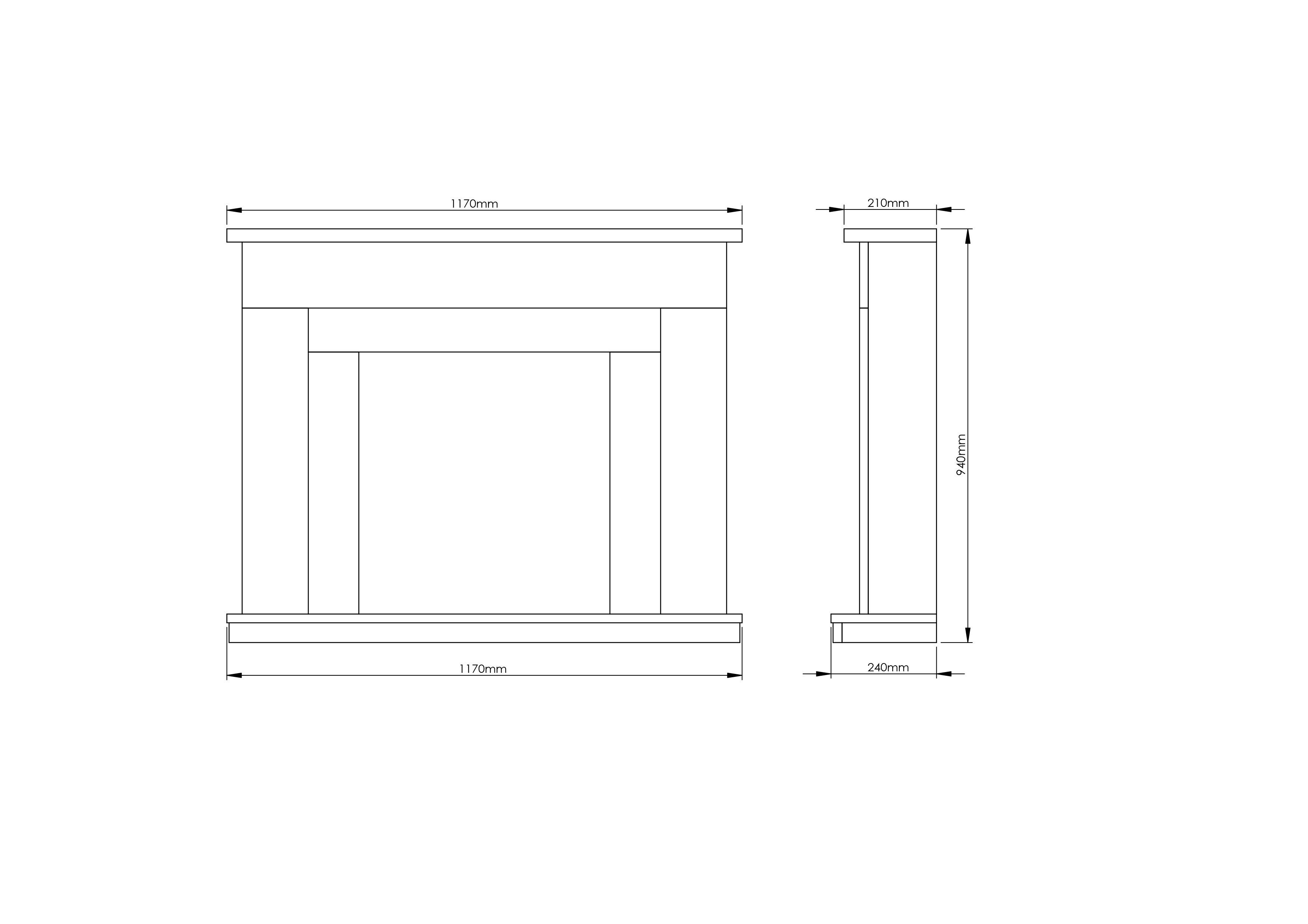 Be Modern Evelina Manila Micro Marble Chrome effect Electric Fire suite