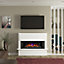 Be Modern Hanwell White Electric Fire suite