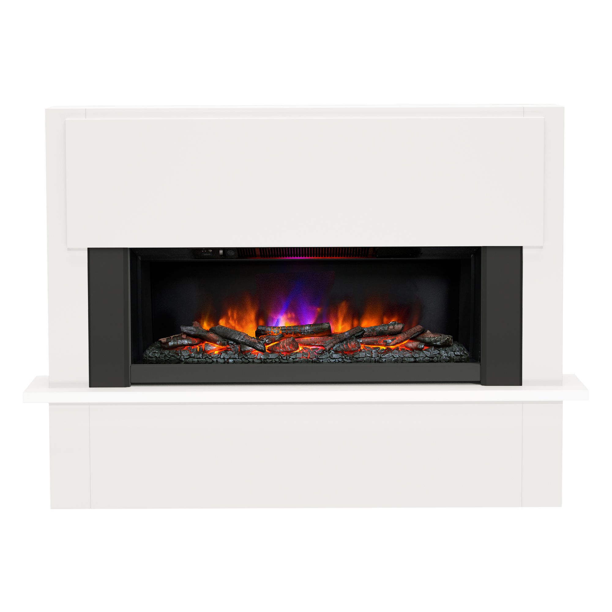 Be Modern Hanwell White Electric Fire suite