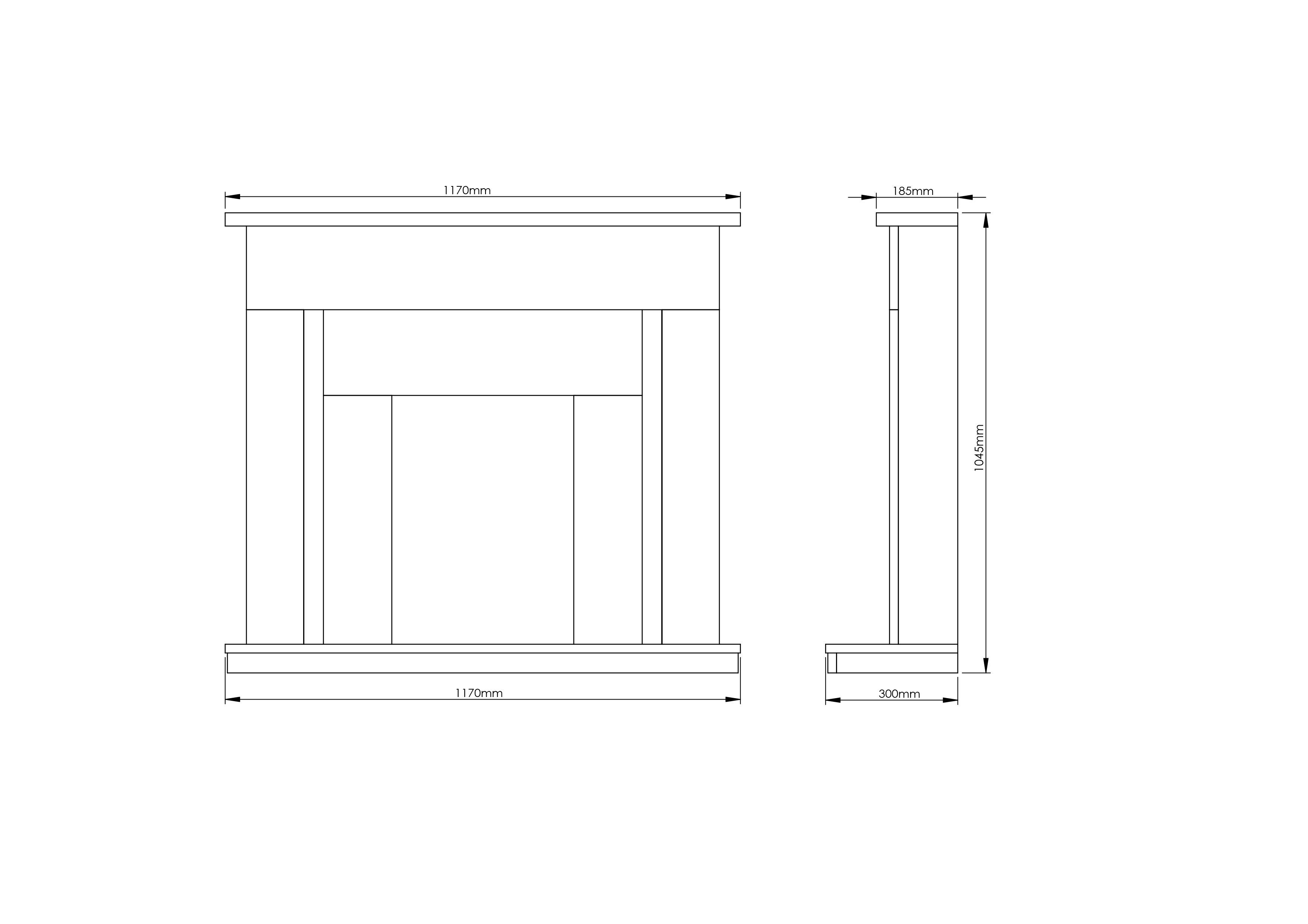Be Modern Mariano Manila Micro Marble Chrome effect Electric Fire suite
