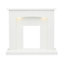 Be Modern Midland White Fire surround set with Lights included