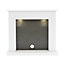 Be Modern Nightwood White Fire surround with lights