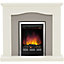 Be Modern Penelope Black Chrome effect Electric Fire suite