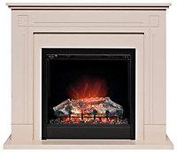 Be Modern Roxette Black Electric Fire suite