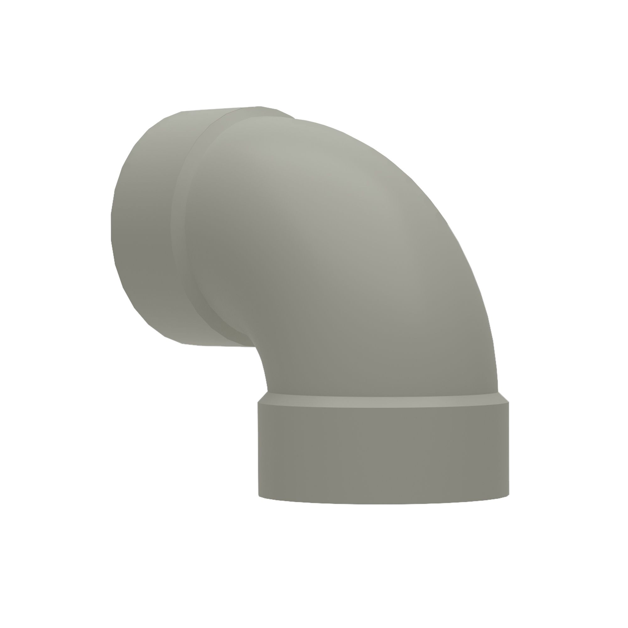 Be Modern Vertical Grey Flue pipe (L)195mm (Dia)122mm