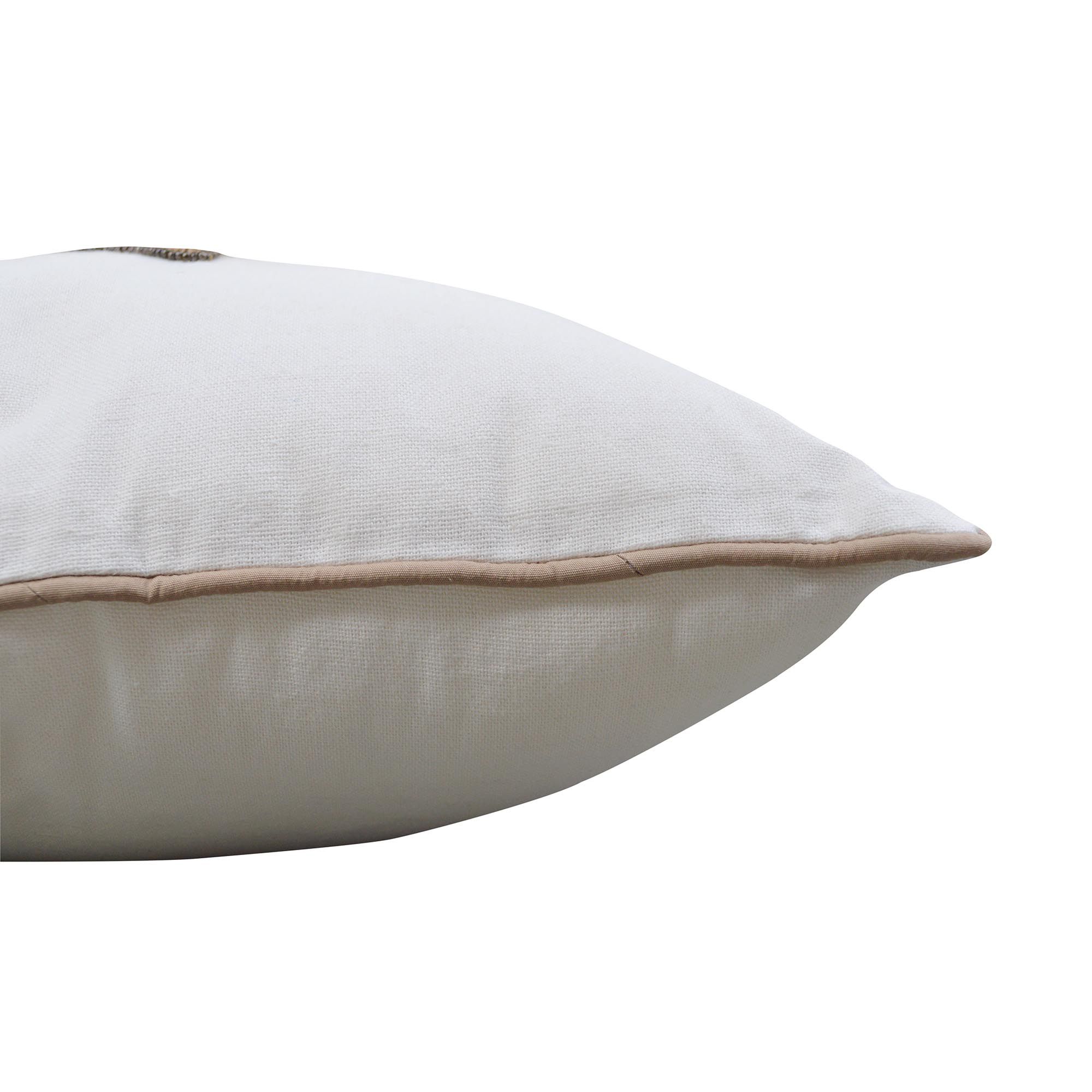 Bee Multicolour Beaded Indoor Cushion (L)40cm x (W)45cm