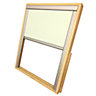 Beige Blackout Roller Roof window blind (W)114cm (L)118cm