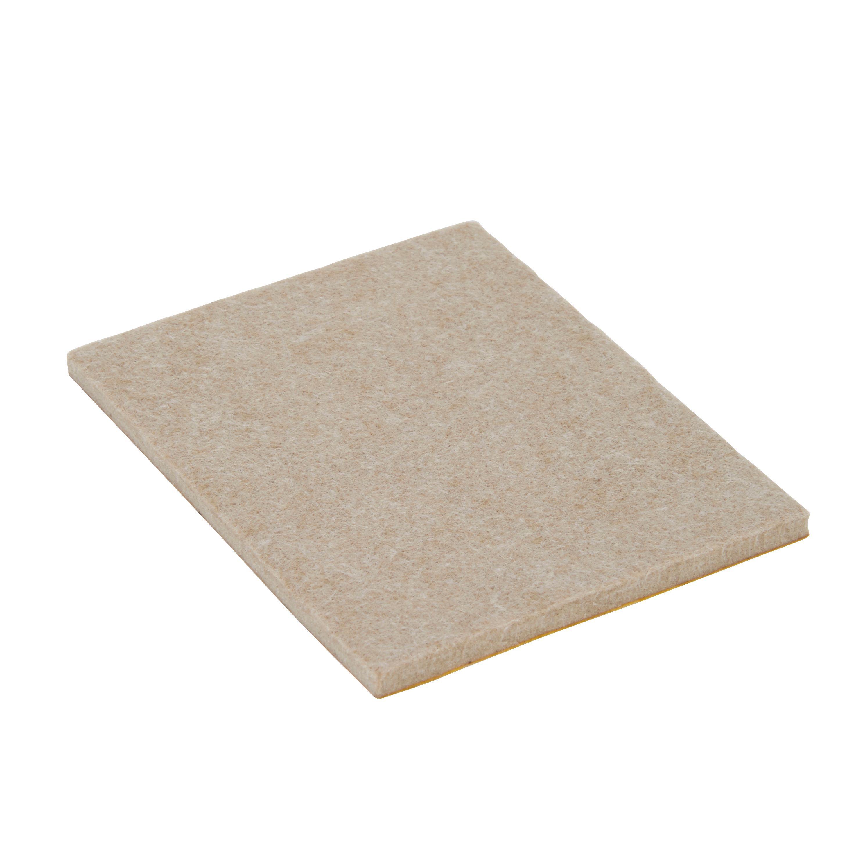 Beige Felt Protection pad (W)100mm