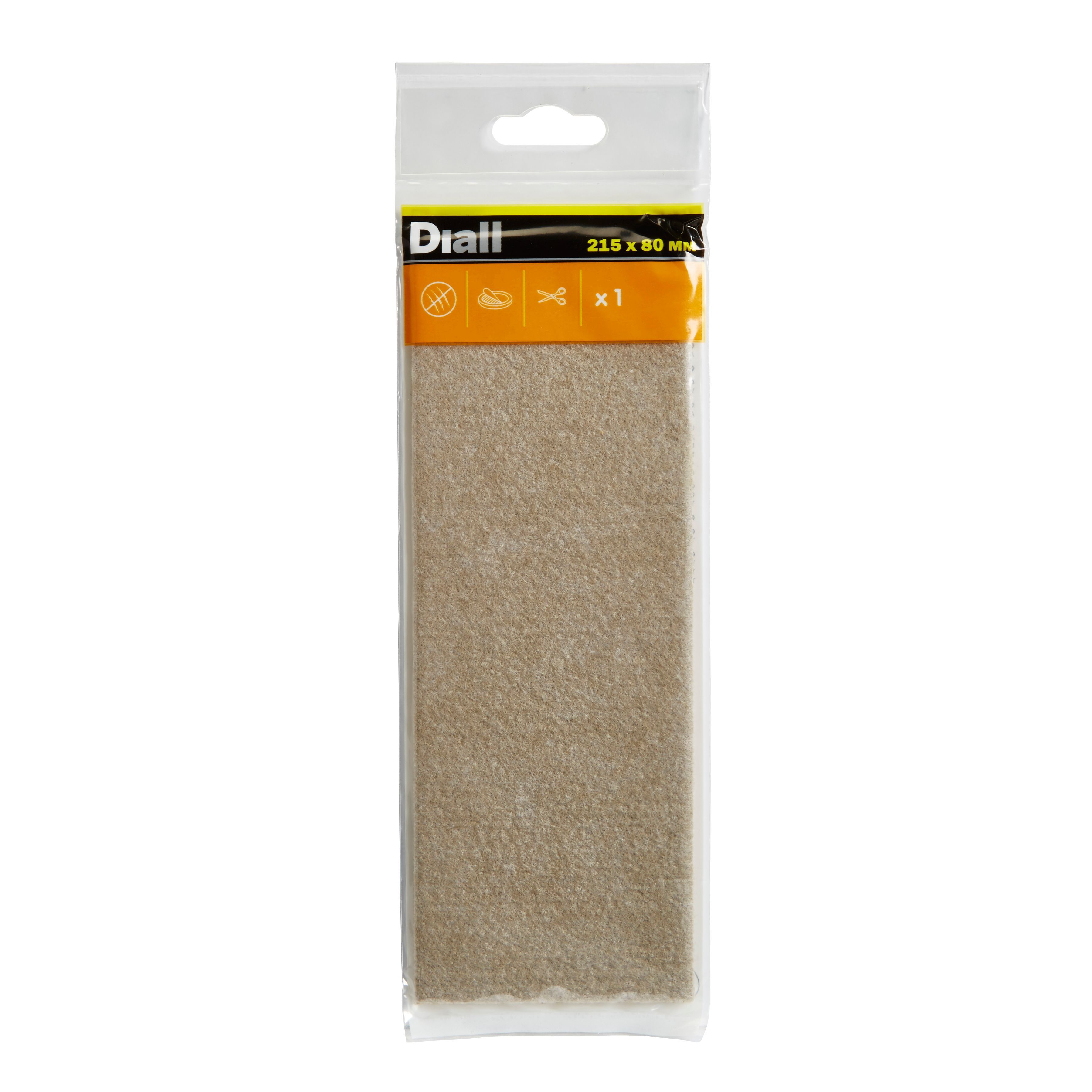 Beige Felt Protection pad (W)80mm