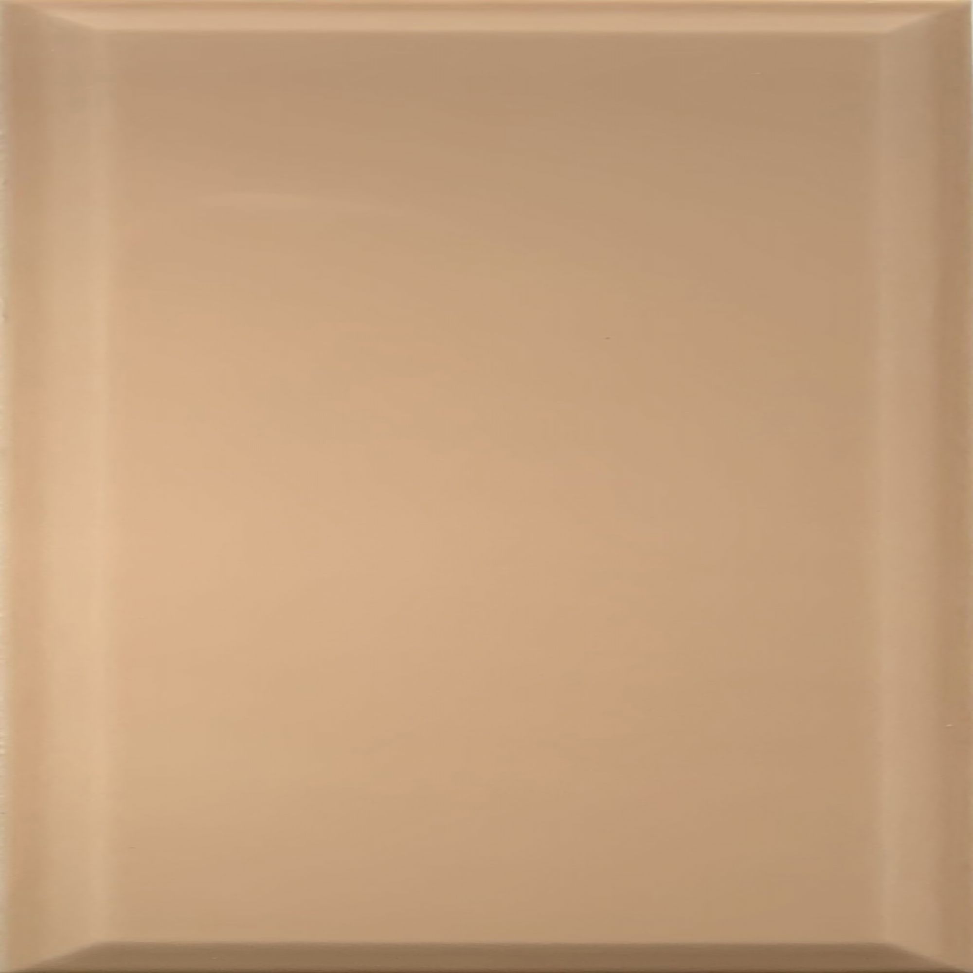 Beige Gloss Ceramic Wall Tile, Pack of 17, (L)400mm (W)150mm