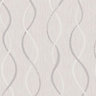 Beige & grey Birkdale Glitter effect Wallpaper