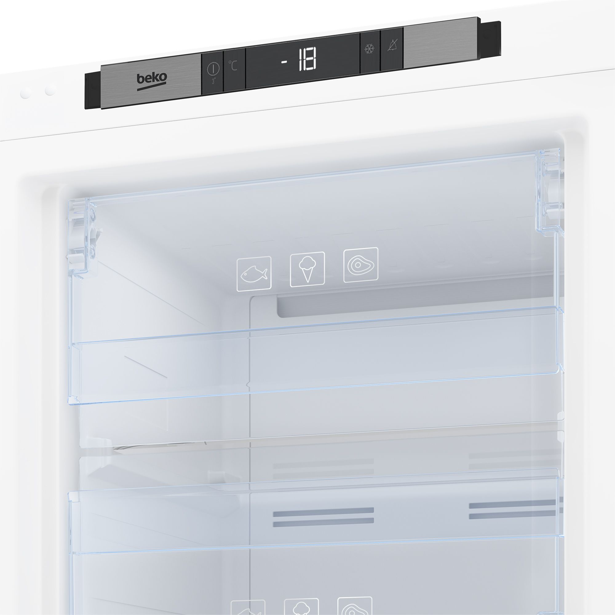 Beko BFFD3577 Integrated Frost free Freezer - White