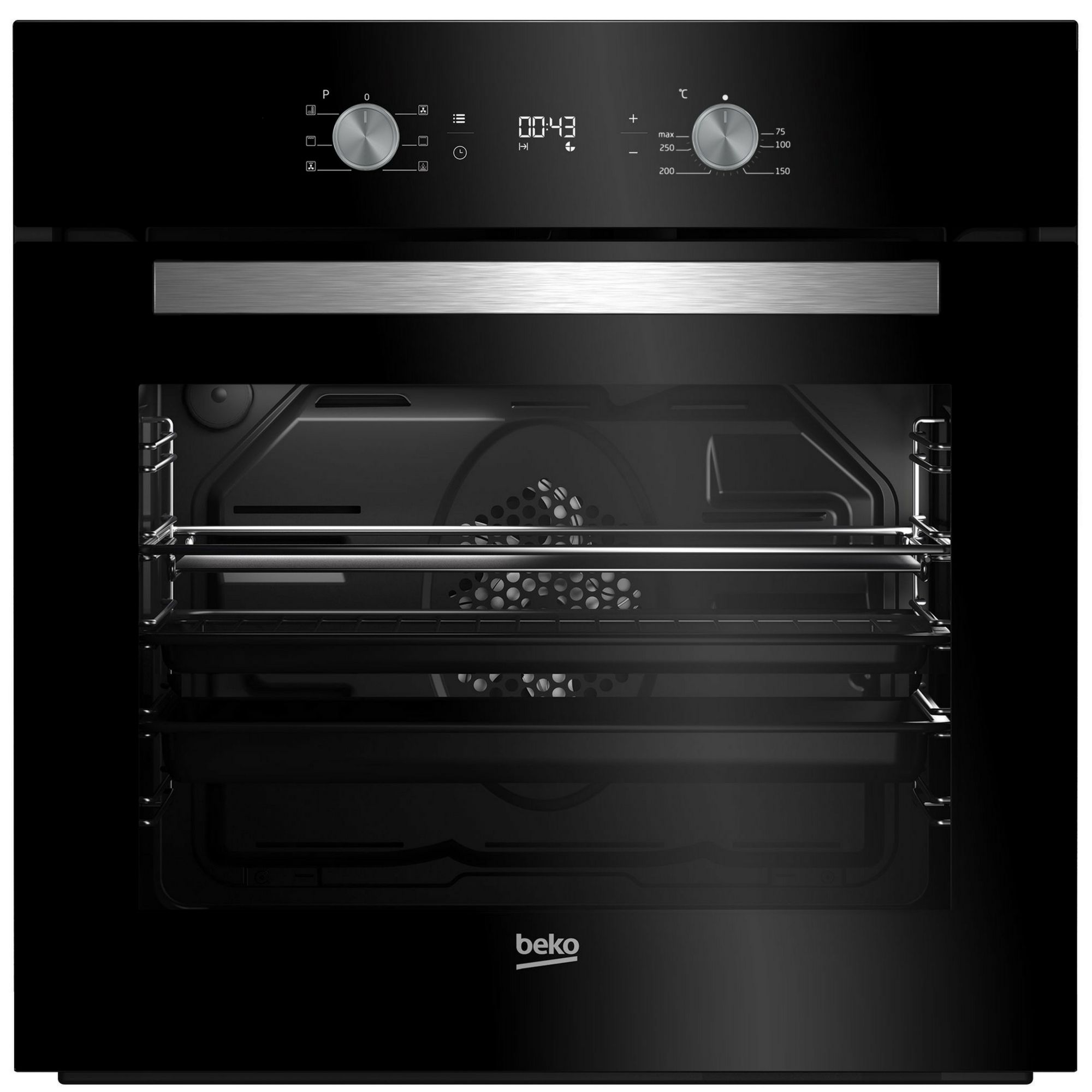 Beko BQE24300B Builtin Single Multifunction Oven Black Tradepoint