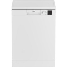 Beko DFN05Q10W Freestanding Full size Dishwasher - White