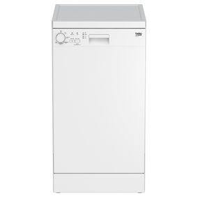Beko DFS05020W Freestanding White Slimline Dishwasher