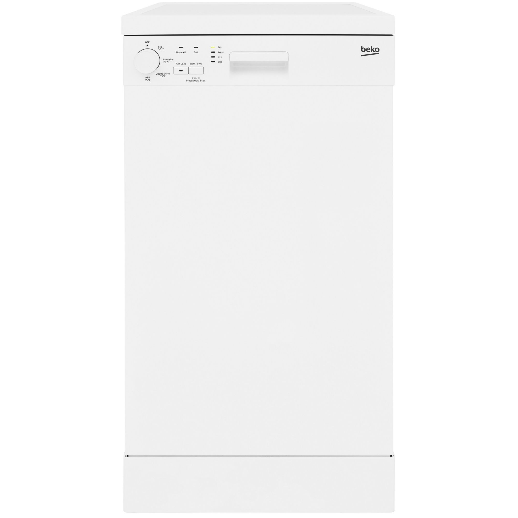 Beko dfs04010w best sale slimline dishwasher