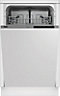 Beko DIS15011 Integrated Slimline Dishwasher - White