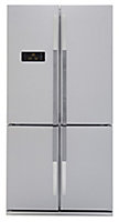 Beko GNE114610APX American style Freestanding Frost free Fridge freezer - Silver