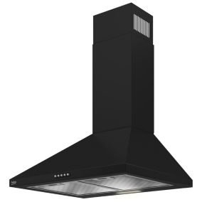 Beko HCP61422BH Stainless steel Chimney Cooker hood (W)59.8cm