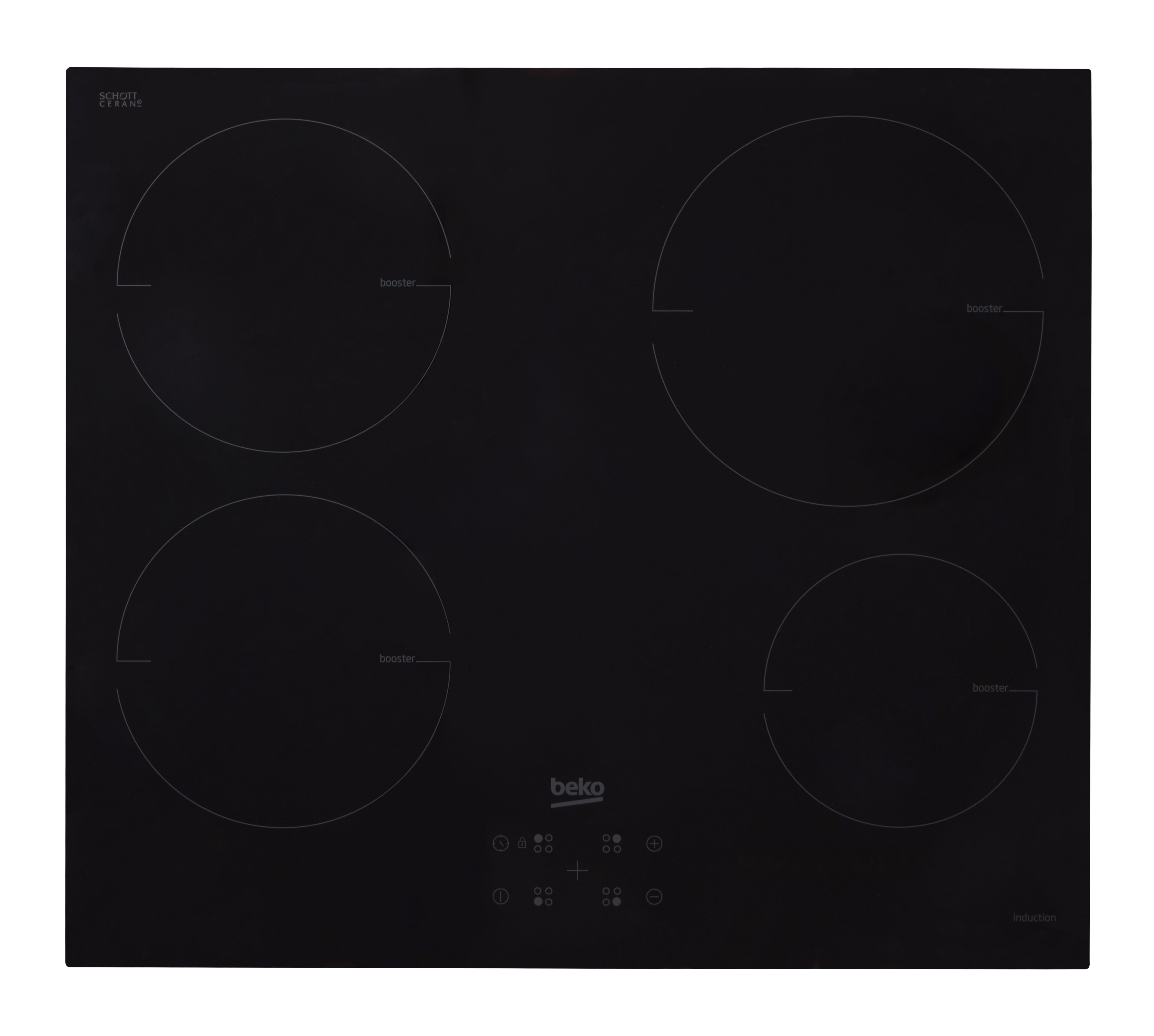 Beko HQI 64400 MT 58cm Induction Hob - Black