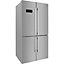 Beko MN1416224PX American style Freestanding Defrosting Fridge freezer - Silver stainless steel effect