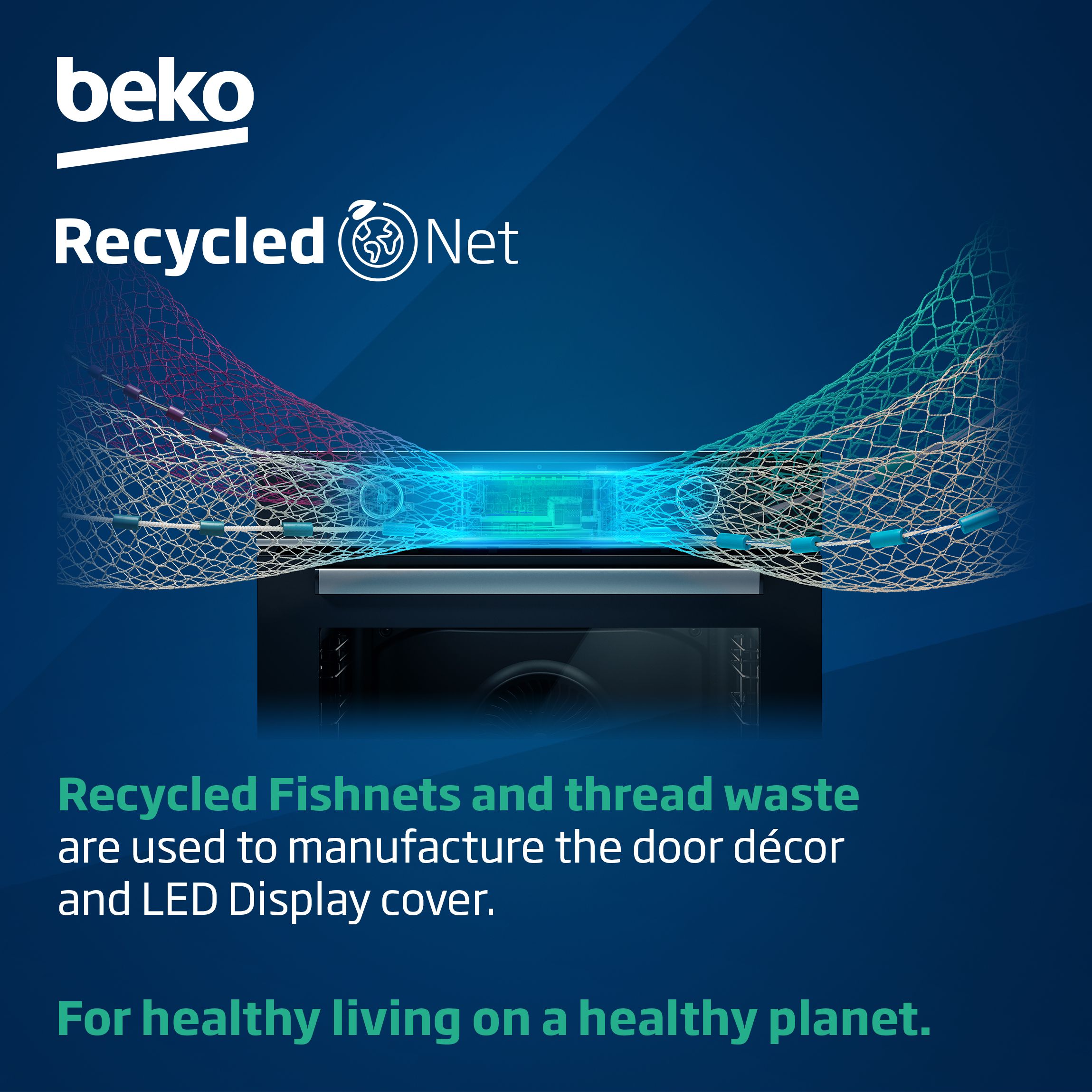 Beko QBSE222X Built-in Multifunction Oven & hob pack - Stainless steel